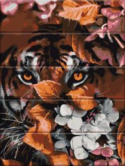 Картина по номерам на дереве "Взгляд тигра" ArtStory подарочная упаковка 30x40см в интернет-магазине "Я - Picasso"