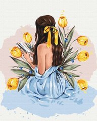 Картина за номерами "Історія тюльпанів. Alla Berezovska" BrushMe полотно на підрамнику 40х50см BS53574 в інтернет-магазині "Я - Picasso"