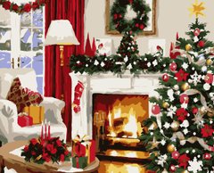 Картины по номерам "Рождественский уют" Artissimo холст на подрамнике 40x50 см PN9373 в интернет-магазине "Я - Picasso"