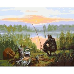 Картина за номерами "Відпочинок біля річки" Ідейка полотно на підрамнику 40x50см КНО2241 в інтернет-магазині "Я - Picasso"