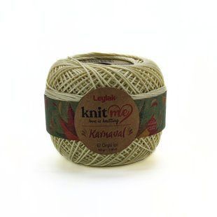 Пряжа Karnaval/Карнавал, кремовый 00002, Knit Me