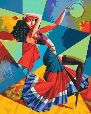 Картина за номерами "Танець Есмеральди" полотно на підрамнику 40x50 см RB-0204 в інтернет-магазині "Я - Picasso"