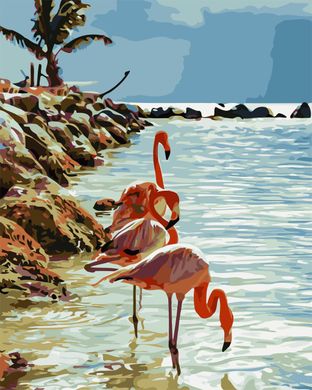 Картина по номерам - Фламинго 40x50 см в интернет-магазине "Я - Picasso"