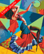 Картина по номерам "Танец Эсмеральды" холст на подрамнике 40x50 см RB-0204