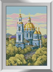31604 Церковь на закате. Dream Art. Набор алмазной живописи (квадратные, полная) в интернет-магазине "Я - Picasso"