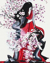 Картина за номерами "Сила сакури © Yana Biluhina" BrushMe полотно на підрамнику 40x50см BS53800 в інтернет-магазині "Я - Picasso"