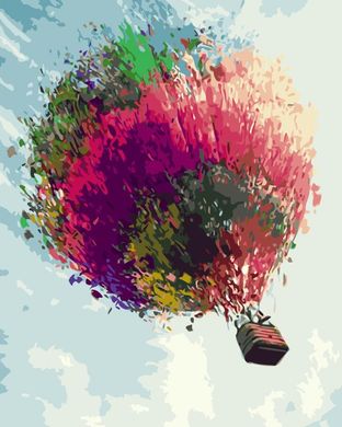 Картина за номерами "Повітряна куля" BrushMe полотно на підрамнику 40x50см GX3355 в інтернет-магазині "Я - Picasso"