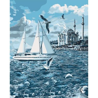 Картина за номерами "Прогулянка по Босфору" Ідейка полотно на підрамнику 40x50см КНО2743 в інтернет-магазині "Я - Picasso"