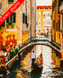 Картини за номерами "Вечір у Венеції" Artissimo полотно на підрамнику 50x60 см PNX4735