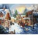 Картина за номерами "Напередодні Різдва" Ідейка полотно на підрамнику 40x50см КНО2247