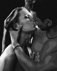 Картина по номерам "Страстный поцелуй" Идейка холст на подрамнике 40x50см KHO4943 в интернет-магазине "Я - Picasso"