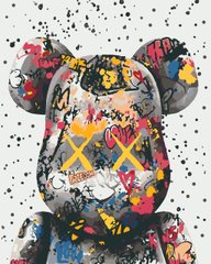 Картина по номерам "Bearbrick" холст на подрамнике 40x50 см RB-0802 в интернет-магазине "Я - Picasso"