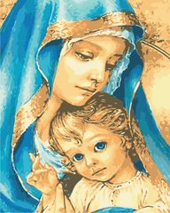 Картина за номерами "Марія з немовлям" ArtStory подарункова упаковка 40х50см AS0889 в інтернет-магазині "Я - Picasso"