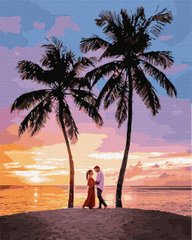Картина за номерами "Райське побачення" Ідейка полотно на підрамнику 40x50см KHO4816 в інтернет-магазині "Я - Picasso"