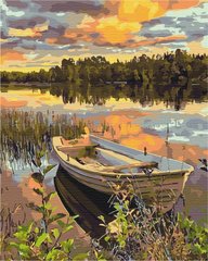 Картина за номерами "Човен у плавнях" BrushMe полотно на підрамнику 40x50см BS51980 в інтернет-магазині "Я - Picasso"