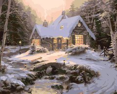 Картина по номерам "Дом зимой" Origami 40x50 см LW 3255 в интернет-магазине "Я - Picasso"