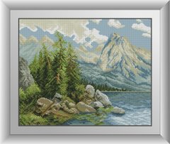 Алмазна мозаїка "Озеро в горах" Dream Art в коробці 30547 в інтернет-магазині "Я - Picasso"