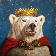 Постер "Сніговий король ©Lucia Heffernan" 40х40см CN53294M в інтернет-магазині "Я - Picasso"