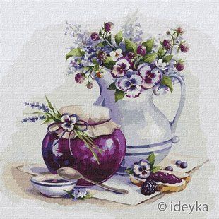 Картина по номерам - Варенье из ежевики &copy; Елена Вавилина 40x40см в интернет-магазине "Я - Picasso"