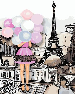Картина за номерами "Фарби Парижа" ArtStory подарункова упаковка 40x50см AS0760 в інтернет-магазині "Я - Picasso"