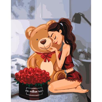 Картина за номерами "One million roses" Ідейка полотно на підрамнику 40х50см КНО4606 в інтернет-магазині "Я - Picasso"
