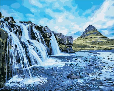 Картина по номерам - Водопады 40х50 в интернет-магазине "Я - Picasso"