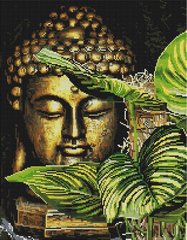 Алмазна мозаїка "Золотий Будда" BrushMe 40x50см GF3408 в інтернет-магазині "Я - Picasso"