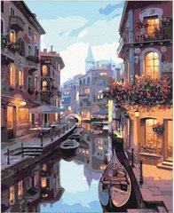 Картина за номерами "Канал у Венеції" BrushMe полотно на підрамнику 40x50см BS7673 в інтернет-магазині "Я - Picasso"