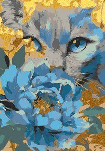 Картина за номерами "Блакитний погляд" Riviera Blanca 28x40 см RB-1260 в інтернет-магазині "Я - Picasso"