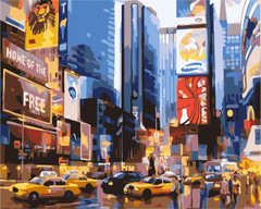 Картина за номерами "Таймс-сквер" BrushMe полотно на підрамнику 40x50см GX8136 в інтернет-магазині "Я - Picasso"