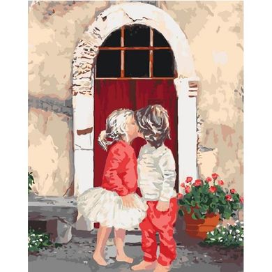 Картина по номерам - Первый поцелуй 2 40x50 в интернет-магазине "Я - Picasso"