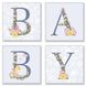 Набір для розпису по номерам полиптих "BABY, Прованс" Ідейка подарункова упаковка з ручкою СH107