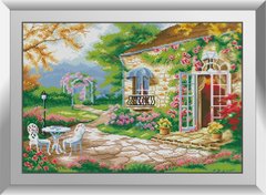 31576 Романтический сад. Dream Art. Набор алмазной живописи (квадратные, полная) в интернет-магазине "Я - Picasso"