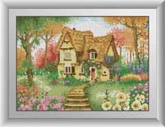 Алмазна мозаїка "Будинок в квітах" Dream Art в коробці 30548 в інтернет-магазині "Я - Picasso"
