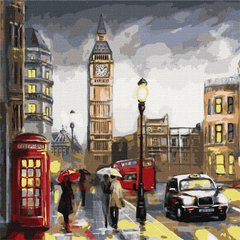 Картина по номерам - Дождливый Лондон 50x50см в интернет-магазине "Я - Picasso"