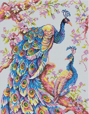 Алмазная мозаика - Пара павлинов в интернет-магазине "Я - Picasso"