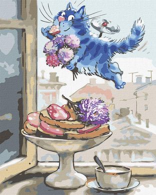 Картина за номерами "Кіт Андрон ©Ірина Зенюк" Ідейка полотно на підрамнику 40x50см KHO4282 в інтернет-магазині "Я - Picasso"