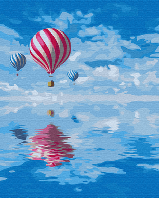 Картина по номерам "Отражение шаров" BrushMe полотно на подрамнике 40x50см BS52283 в интернет-магазине "Я - Picasso"