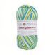 Пряжа Cotton Queen Multi/Коттон Квін Мульти, салатовий-блакитний-білий мультиколор 10401 Performance