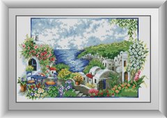 Алмазна мозаїка "Санторіні" Греція "Dream Art в коробці 30647 в інтернет-магазині "Я - Picasso"