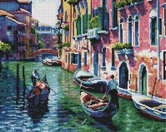 Алмазна мозаїка "За каналах Венеції" BrushMe 40x50см GF3459 в інтернет-магазині "Я - Picasso"