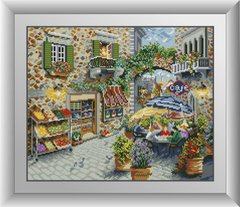 Алмазна мозаїка "Вуличне кафе" Dream Art в коробці 38x46см 30092 в інтернет-магазині "Я - Picasso"