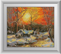 Алмазна мозаїка "Зимовий ранок" Dream Art в коробці 30229 в інтернет-магазині "Я - Picasso"