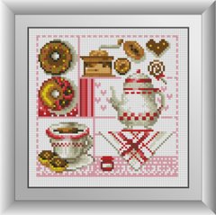 Алмазна мозаїка "Кава і пончики" Dream Art в коробці 30422 в інтернет-магазині "Я - Picasso"
