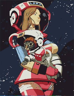 Картина за номерами "Космос і Лара" Роса в подарунковій коробці 35 * 45см N0001398 в інтернет-магазині "Я - Picasso"