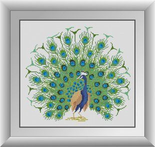 Алмазна мозаїка "Павич" Dream Art в коробці 30957 в інтернет-магазині "Я - Picasso"