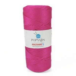 Пряжа Macrame L/Макраме Л, рожевий B-224, Popyarn
