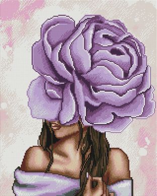 Алмазная мозаика "Фіолетова півонія" BrushMe 40x50см GF4804 в інтернет-магазині "Я - Picasso"