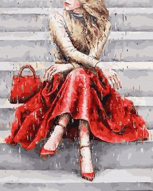 Картина за номерами "Колір настрою: червоний" BrushMe полотно на підрамнику 40х50см GX30993 в інтернет-магазині "Я - Picasso"