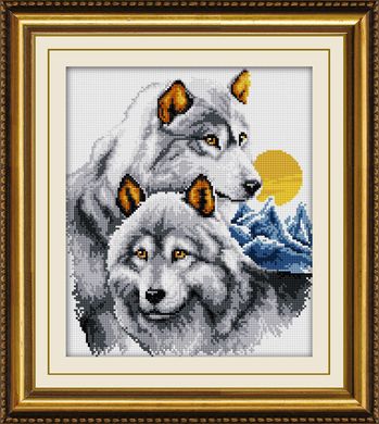 Алмазна мозаїка "Пара вовків" Dream Art в коробці 30079 в інтернет-магазині "Я - Picasso"